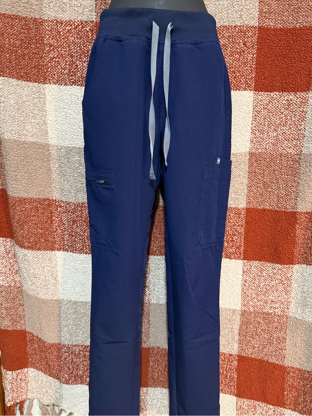 FIGS Yola Skinny Scrub Pants Navy – XS Tall